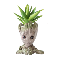 Декоративный Горшок Кашпо Подставка для Комнатных Цветов Суккулентов и Канцелярии Грут 15 см