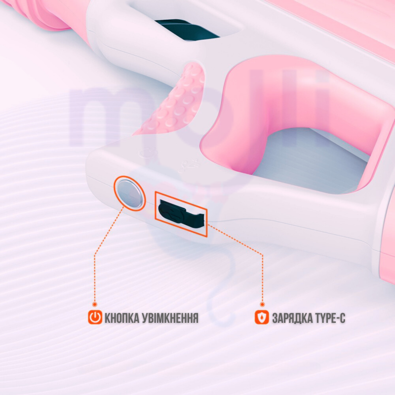 Водный Бластер на Аккумуляторе Zone Z One Мощный Электрический Пистолет Водяной с LED Экраном и Автоматическим Насосом Для Детей и Взрослых E10