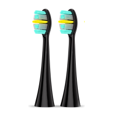 Сменные Насадки Для Звуковой Электрической Зубной Щетки Seago SG987, SG982 2 шт Черные