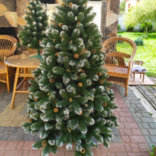 Елка искусственная Кармен с золотыми шишками и жемчугом 1.50 м